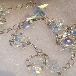 Sterling Silver and Swarovski Star Choker